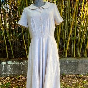 True Vintage Handmade Dress with Peter Pan Collar